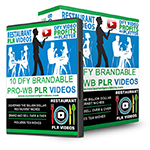 Restaurant PLR Videos